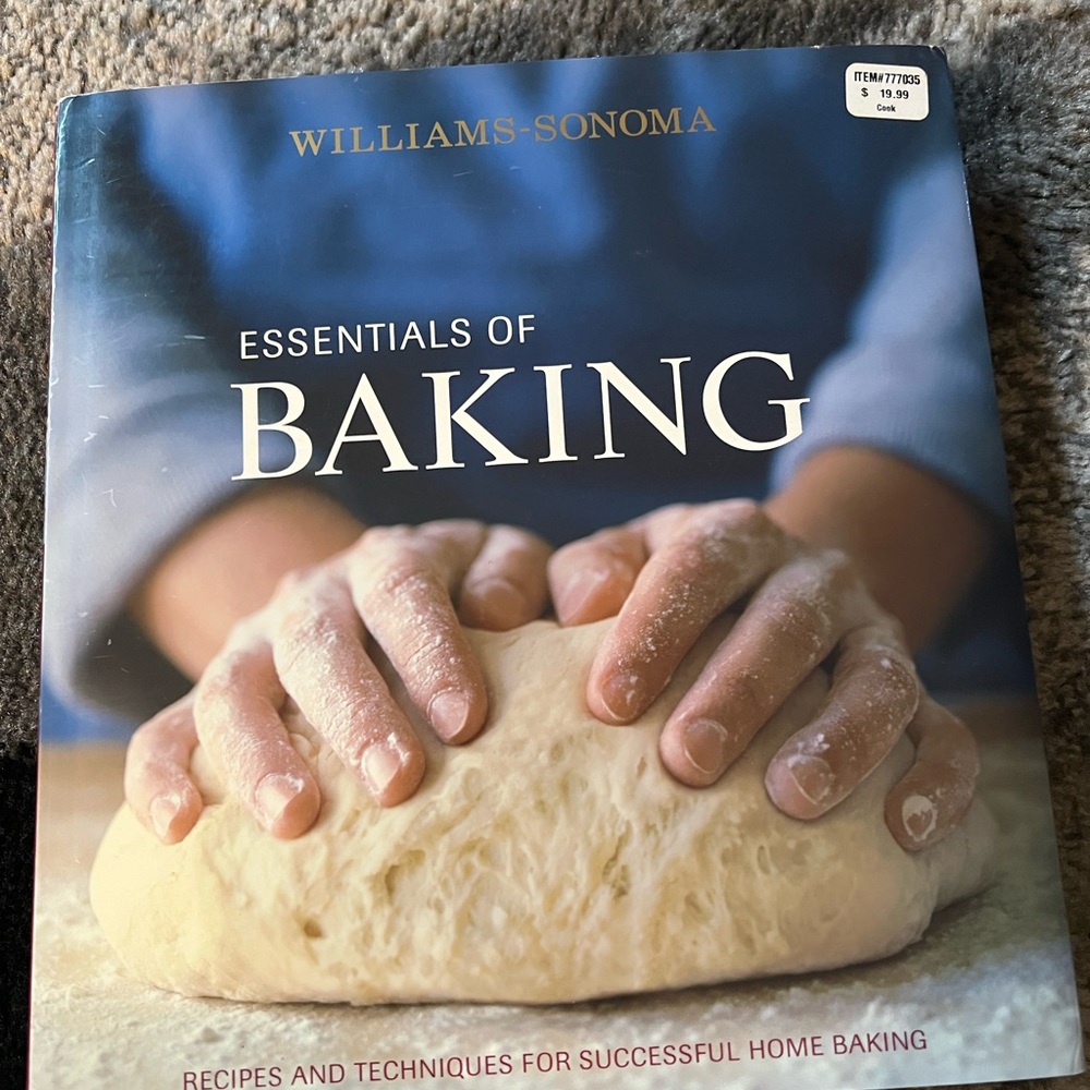 Williams Sonoma Baking Guide in Blue and Cream